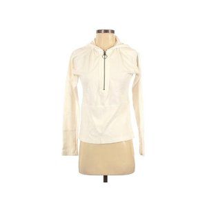 Lucy Half Zip Pullover Cotton Hoodie M